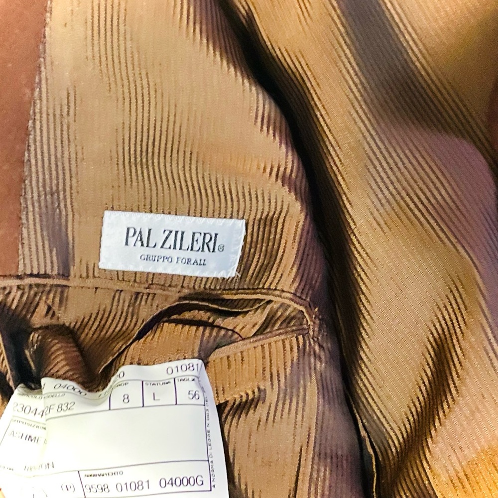 PAL ZILIRI | XL | Men’s Sport Coat Jacket Chocolate Cashmere Wool Italy USA